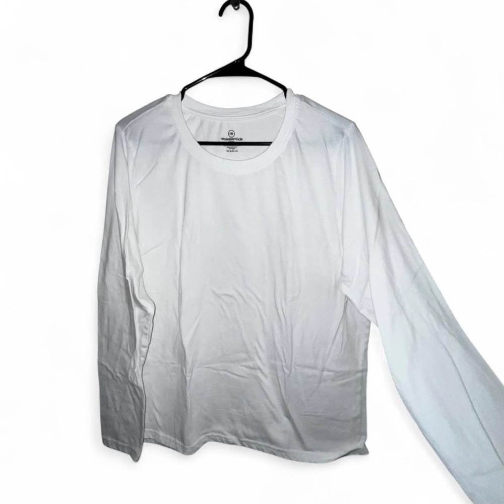 Essentials Classic White Long Sleeve Shirt